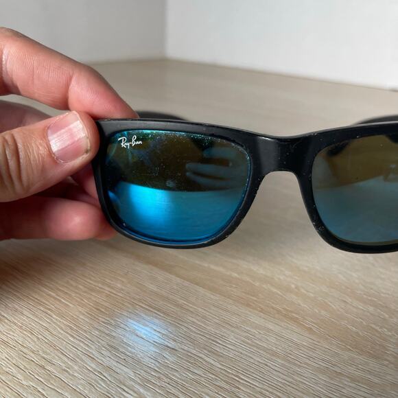 Ray-Ban RB4165 Justin 622/55 Sunglasses Black FRAMES ONLY 51-16-145 READ - Picture 11 of 15
